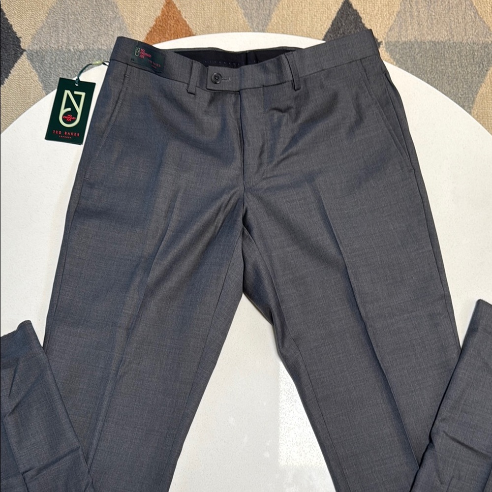 Bran New Tags Ted Baker Charcoal Trousers 32 Waist